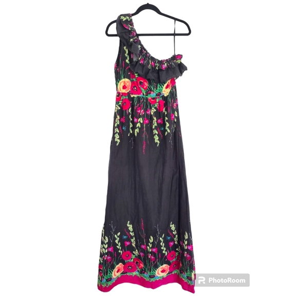 hazel Dresses & Skirts - One Shoulder Maxi Dress Floral‎